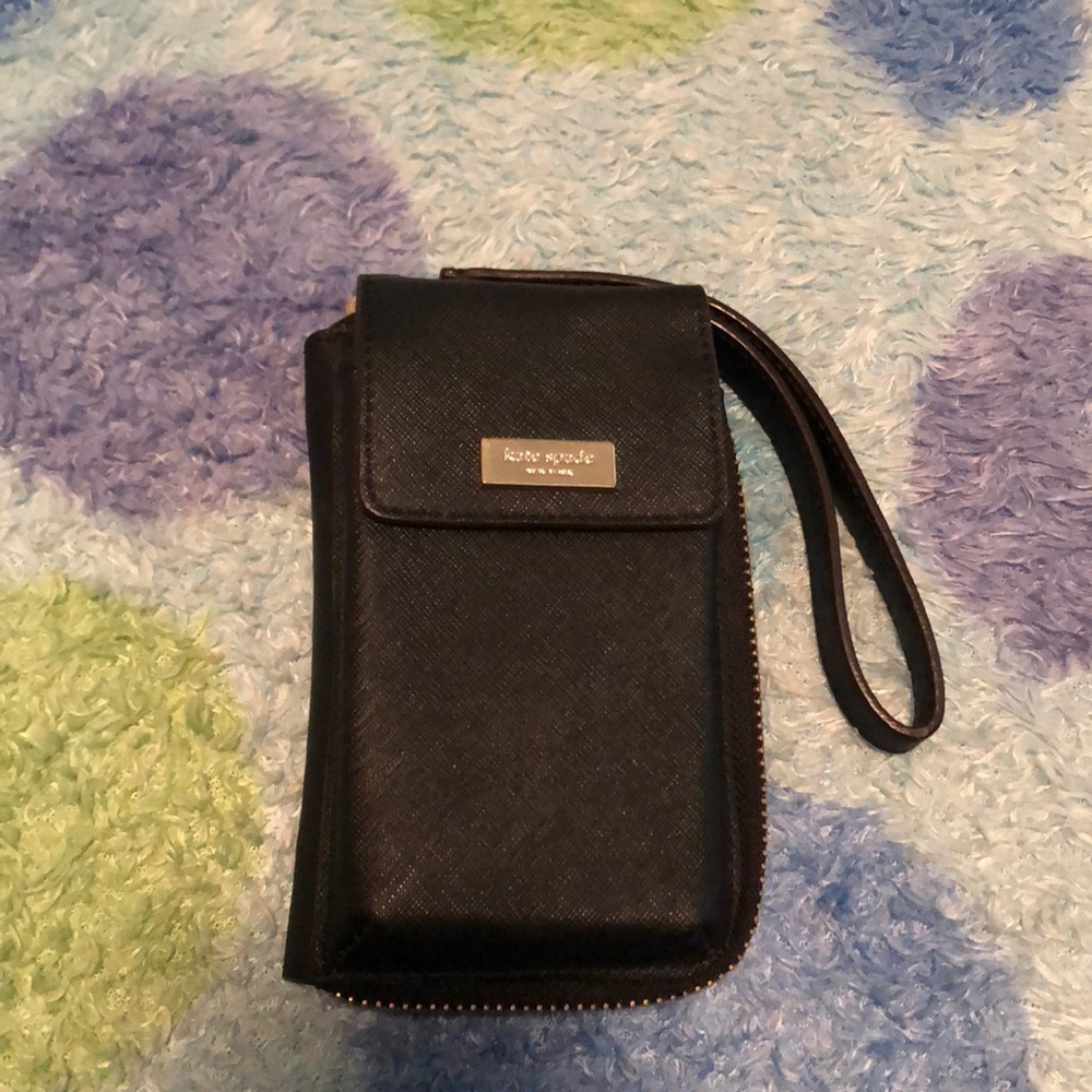 Kate Spade Black Wristlet